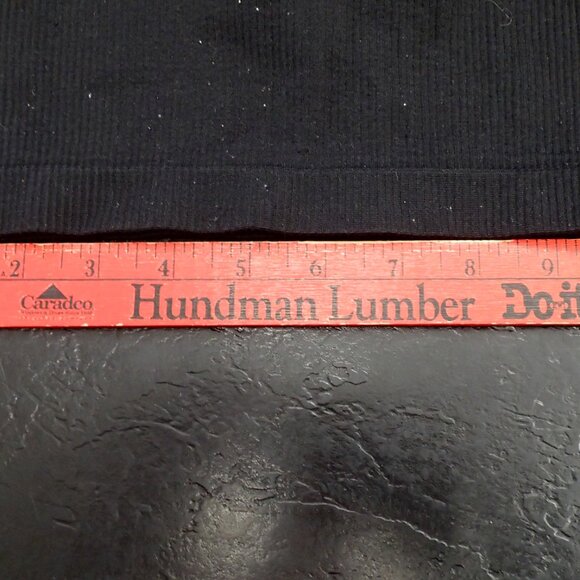 Black Crop Top Women's Tank top - Picture 3 of 4